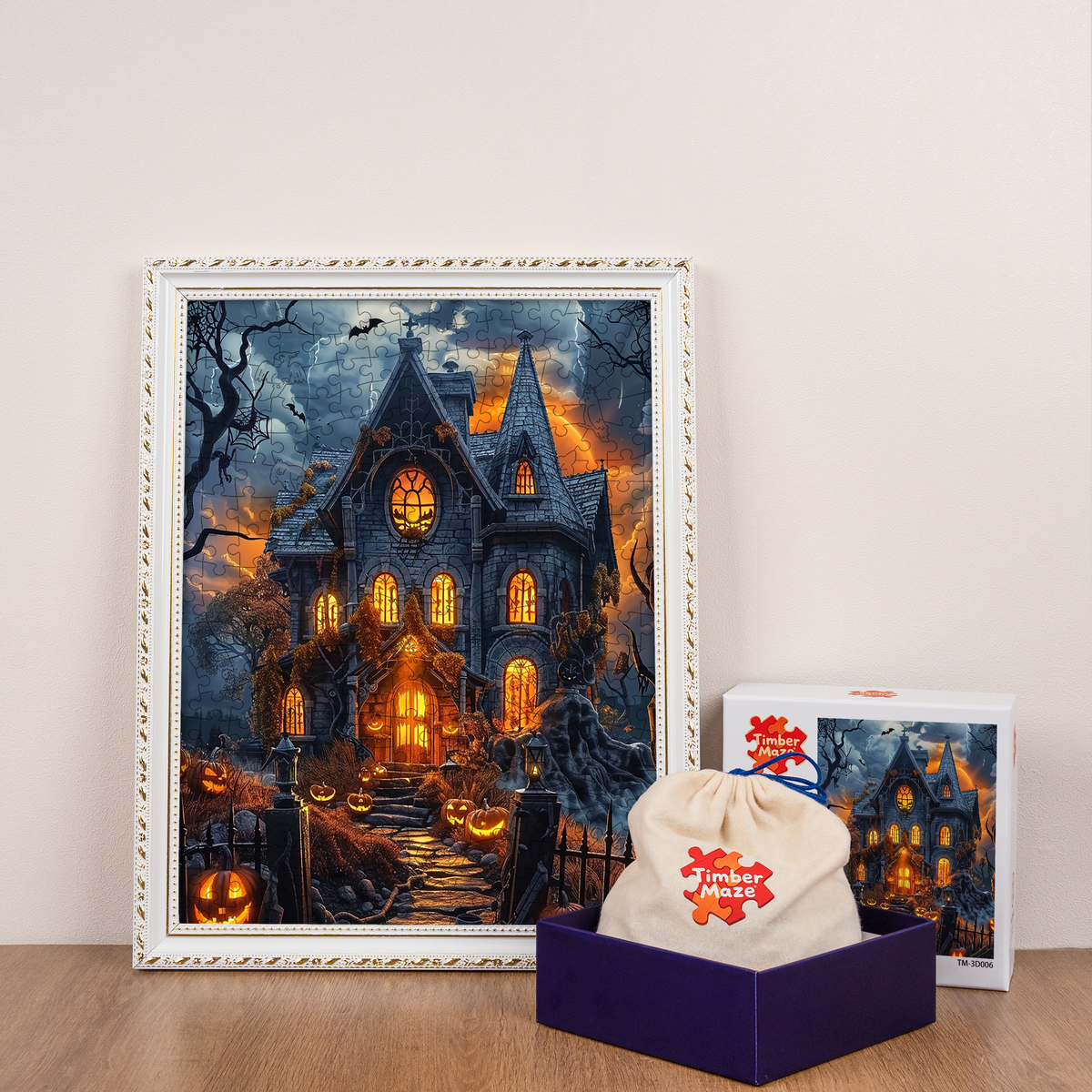 Spooky Castle - Wooden Jigsaw Puzzle