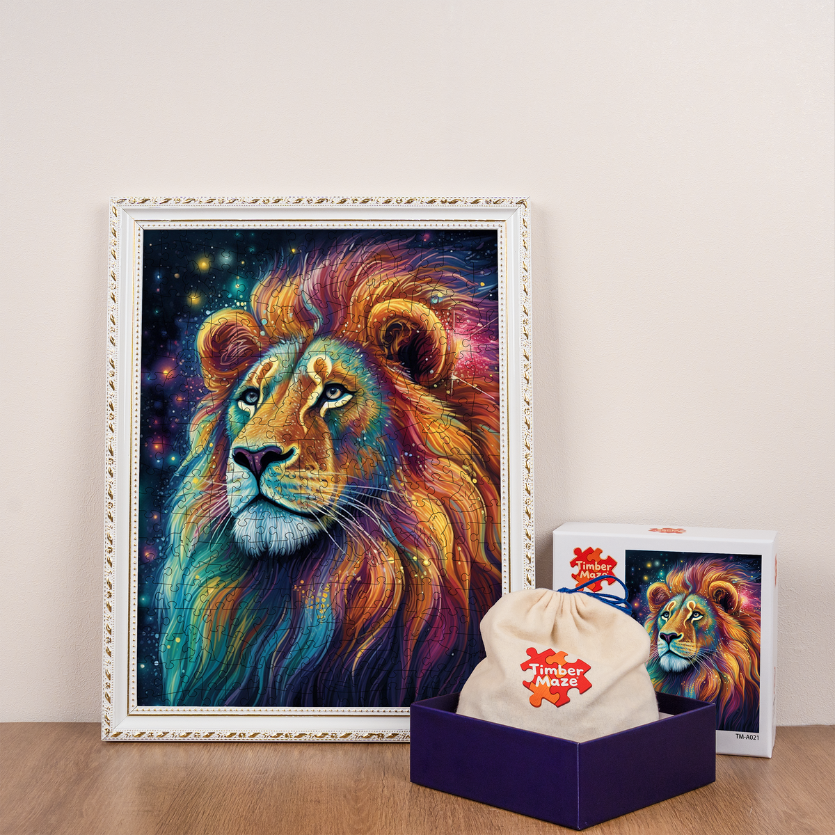 Lion Mane - Wooden Jigsaw Puzzle