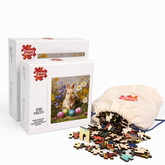Easter Bunny - Wooden Jigsaw Puzzle