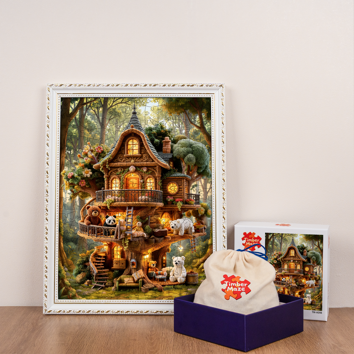Toy Treehouse - Wooden Jigsaw Puzzle