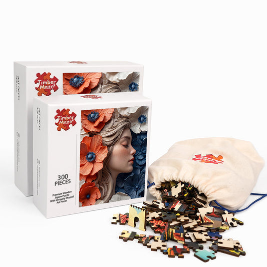 Dreaming Bloom - Wooden Jigsaw Puzzle