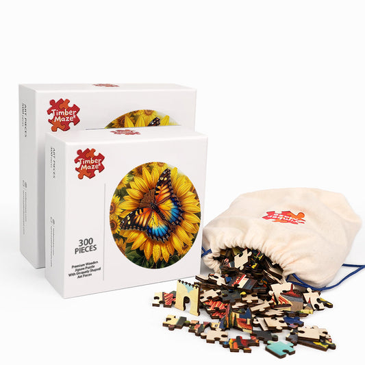 Butterfly Meadow - Wooden Jigsaw Puzzle