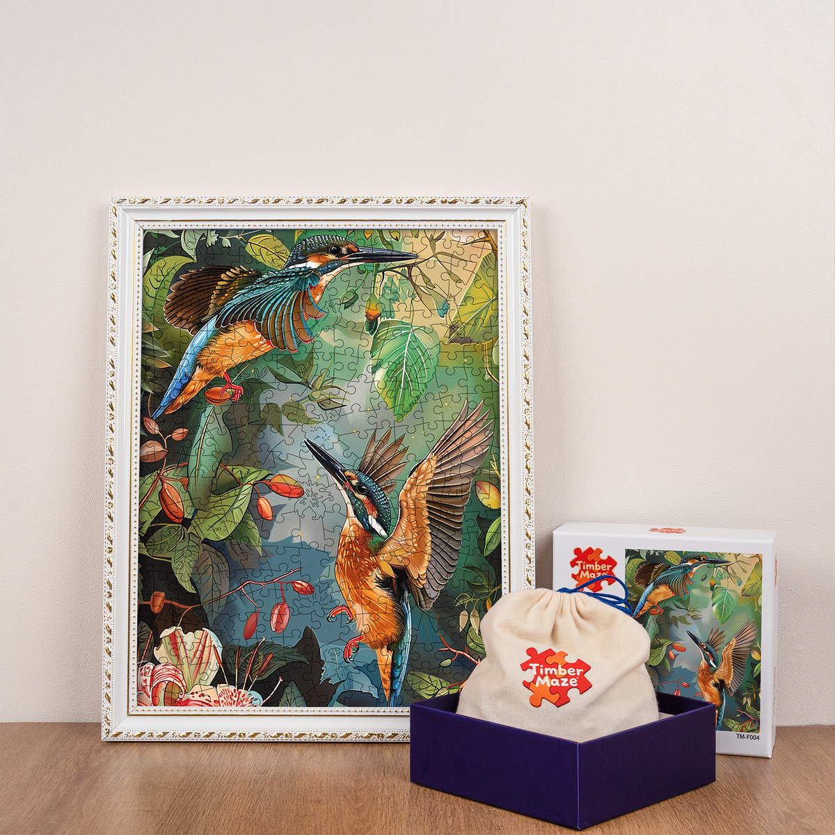 Kingfisher - Wooden Jigsaw Puzzle