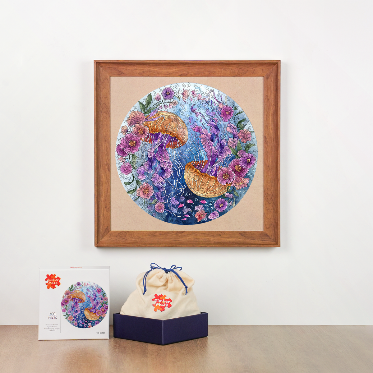 Aqua Garden - Wooden Jigsaw Puzzle