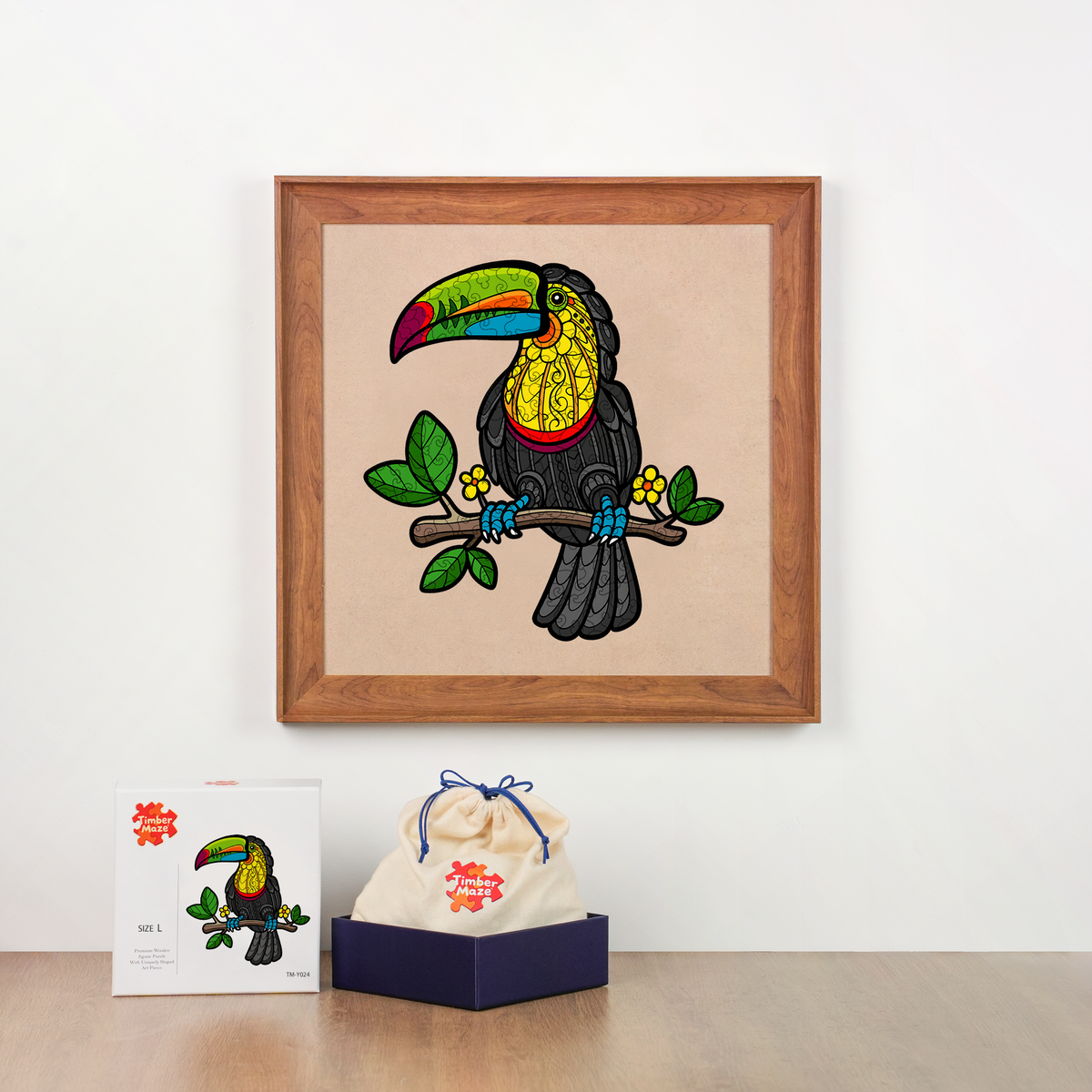 Toucan Branch - Wooden Jigsaw Puzzle