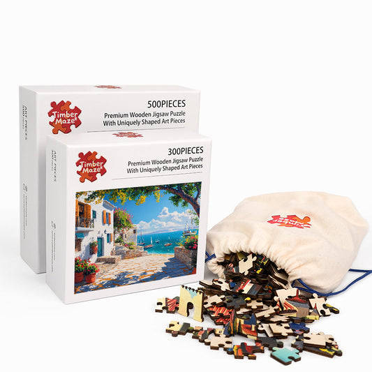Coastal Bliss - Wooden Jigsaw Puzzle