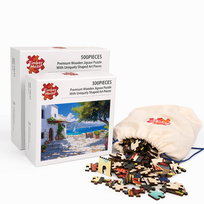 Seaside Retreat - Wooden Jigsaw Puzzle
