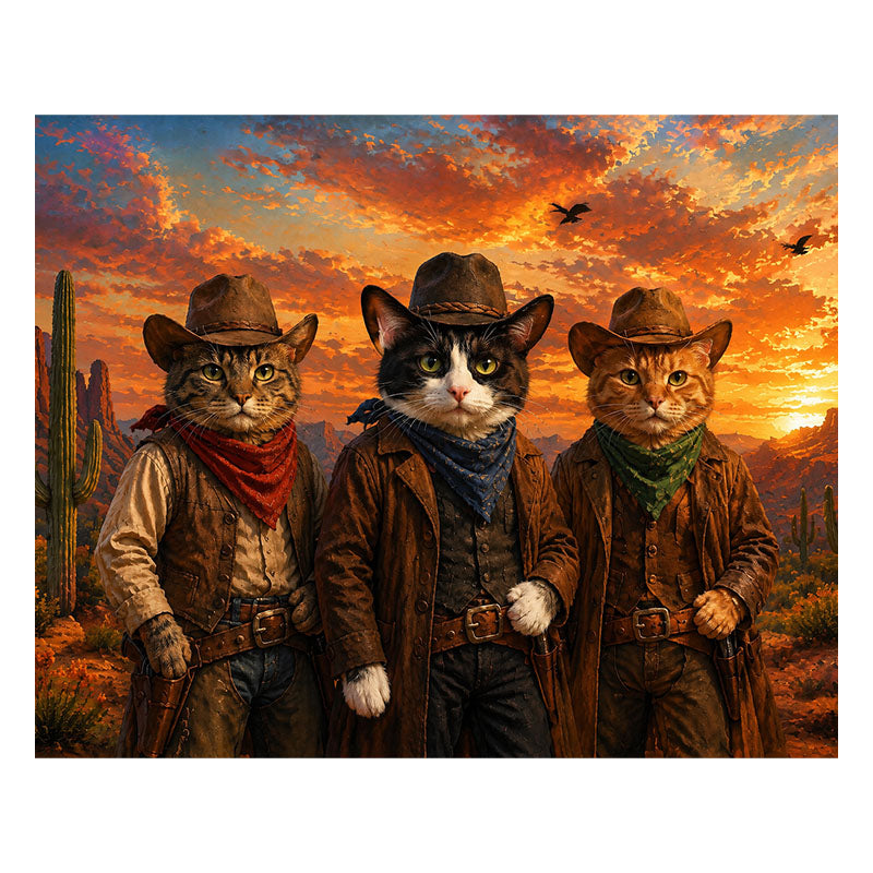 The Meowgificent Three - Wooden Jigsaw Puzzle