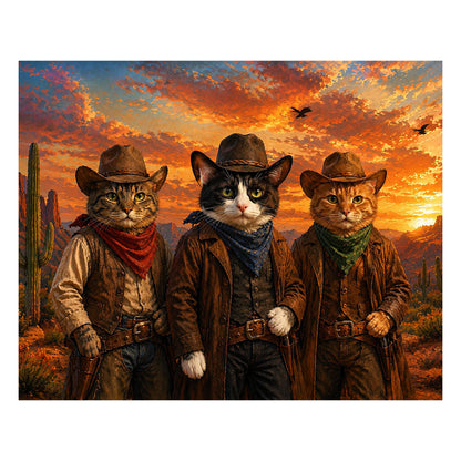 The Meowgificent Three - Wooden Jigsaw Puzzle