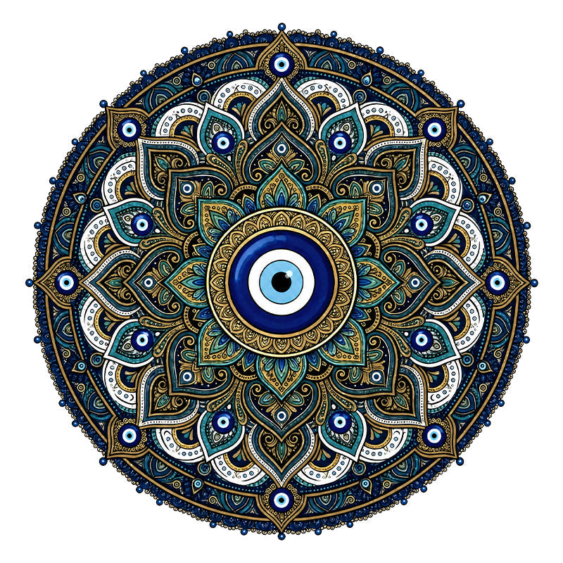 Sacred Eye of Protection - Wooden Jigsaw Puzzle