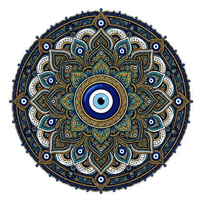 Sacred Eye of Protection - Wooden Jigsaw Puzzle