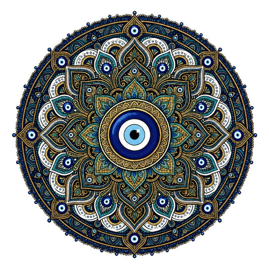 Sacred Eye of Protection - Wooden Jigsaw Puzzle