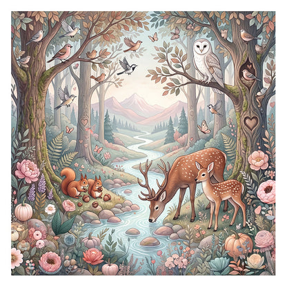 Woodland Harmony - Wooden Jigsaw Puzzle