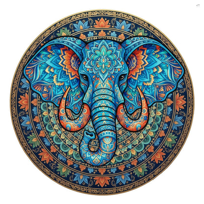 Sacred Elephant - Wooden Jigsaw Puzzle
