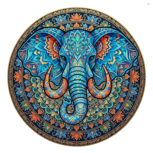 Sacred Elephant - Wooden Jigsaw Puzzle