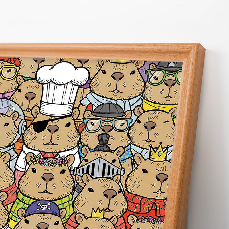 Hamster – Wooden Colouring Puzzle