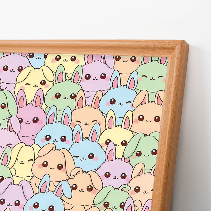 rabbit - Wooden Coloring Puzzle