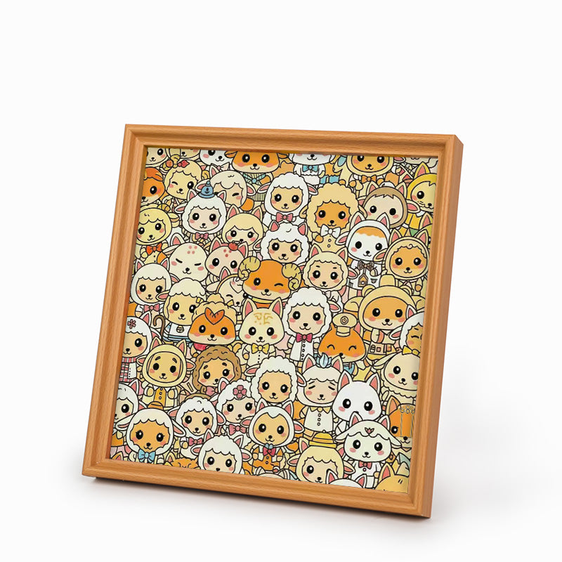 Sheep – Wooden Colouring Puzzle