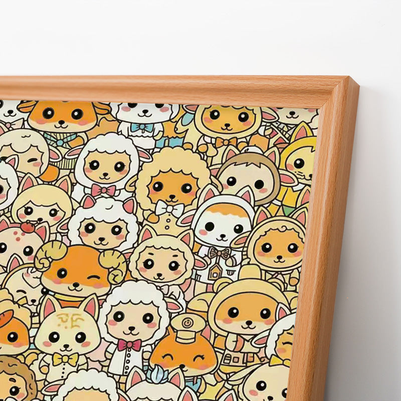 Sheep – Wooden Colouring Puzzle
