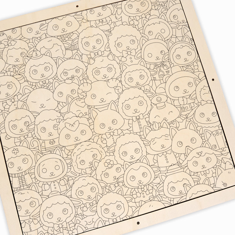 Sheep – Wooden Colouring Puzzle