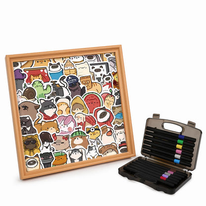 Happy Pets - Wooden Coloring Puzzle