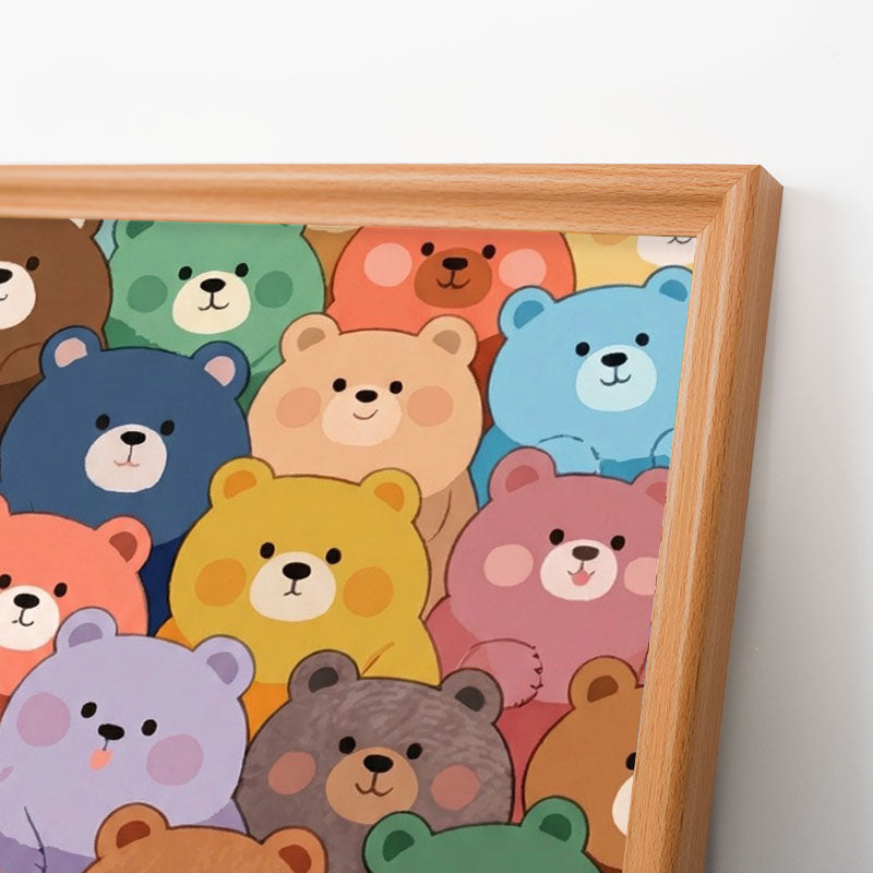 Cute Bears – Wooden Colouring Puzzle