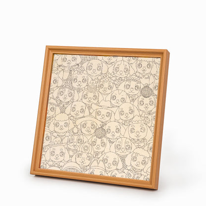 puppy - Wooden Coloring Puzzle