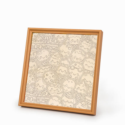 Sweet Treats - Wooden Coloring Puzzle