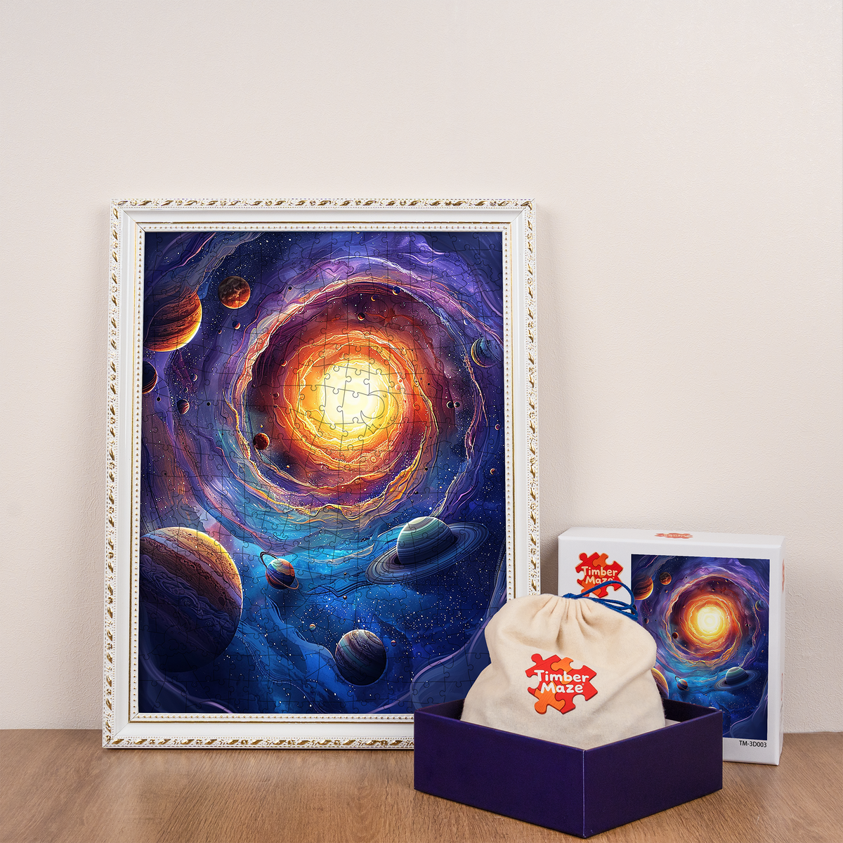 Cosmic Vortex - Wooden Jigsaw Puzzle