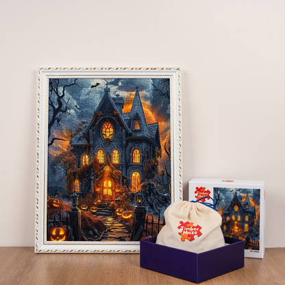 Spooky Castle - Wooden Jigsaw Puzzle