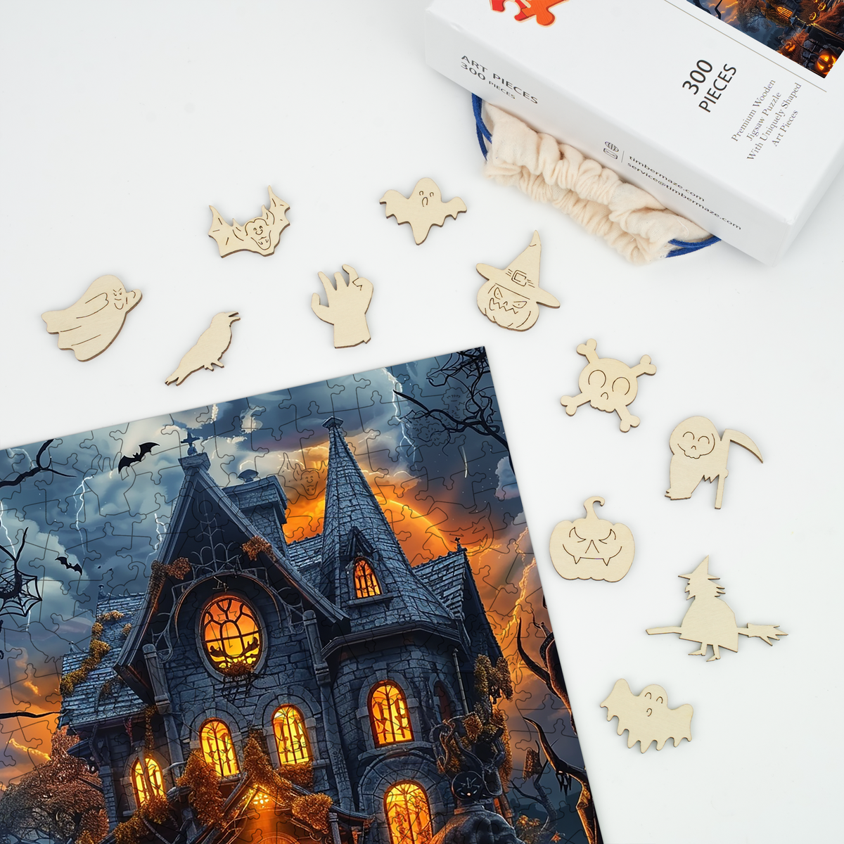 Spooky Castle - Wooden Jigsaw Puzzle