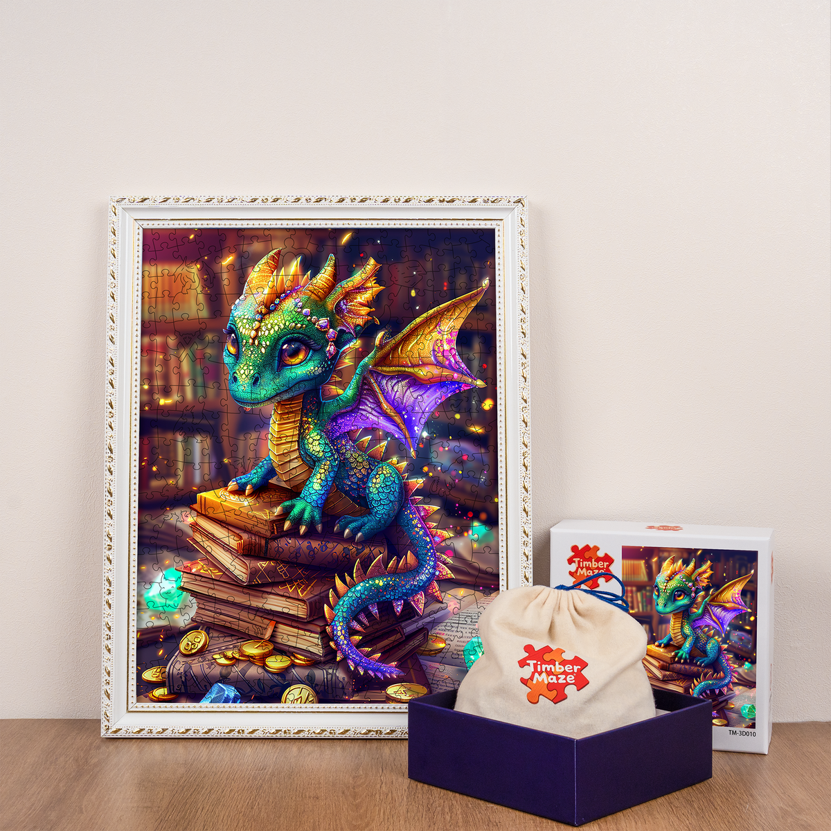 Treasure Dragon - Wooden Jigsaw Puzzle