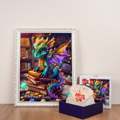 Treasure Dragon - Wooden Jigsaw Puzzle