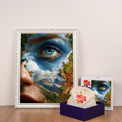 Earth's Gaze - Wooden Jigsaw Puzzle