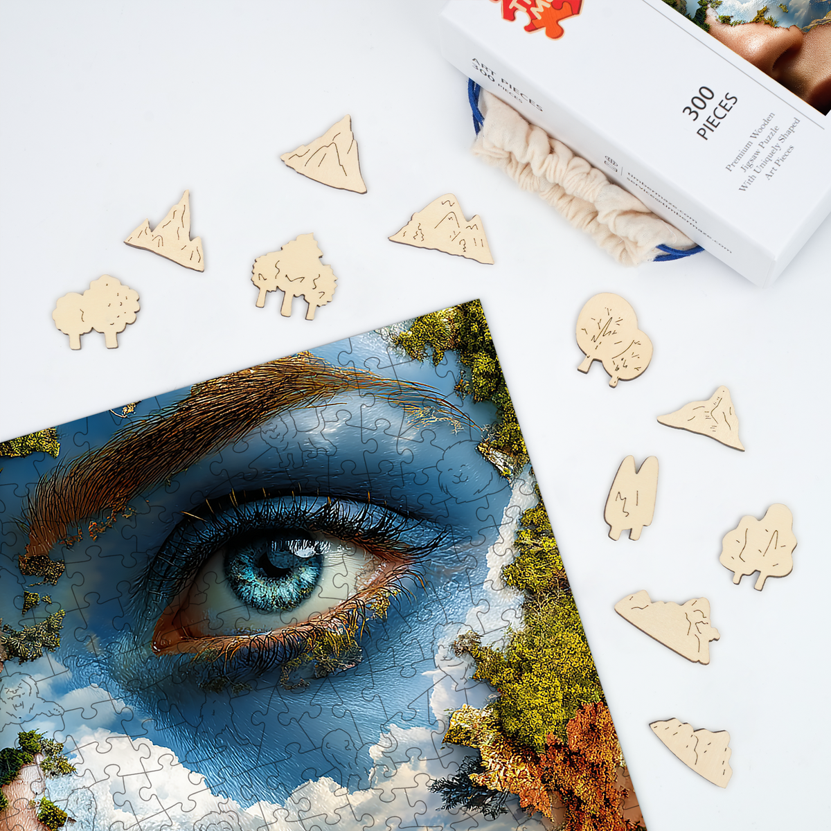 Earth's Gaze - Wooden Jigsaw Puzzle