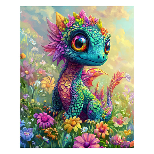 Bloom Dragon - Wooden Jigsaw Puzzle
