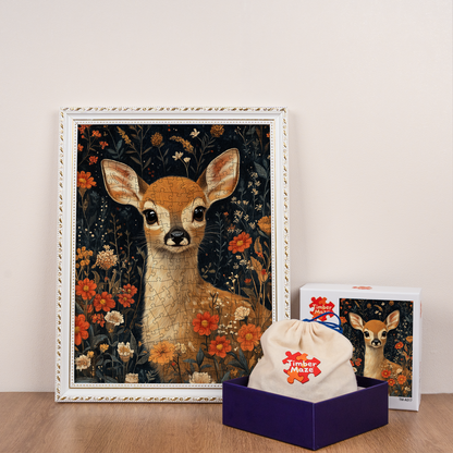 Innocent Fawn - Wooden Jigsaw Puzzle