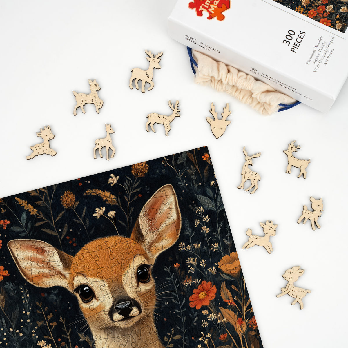Innocent Fawn - Wooden Jigsaw Puzzle