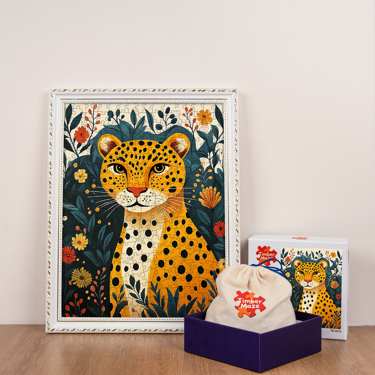 Jungle Leopard - Wooden Jigsaw Puzzle