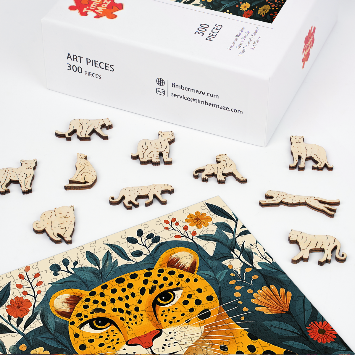 Jungle Leopard - Wooden Jigsaw Puzzle