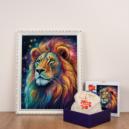 Lion Mane - Wooden Jigsaw Puzzle
