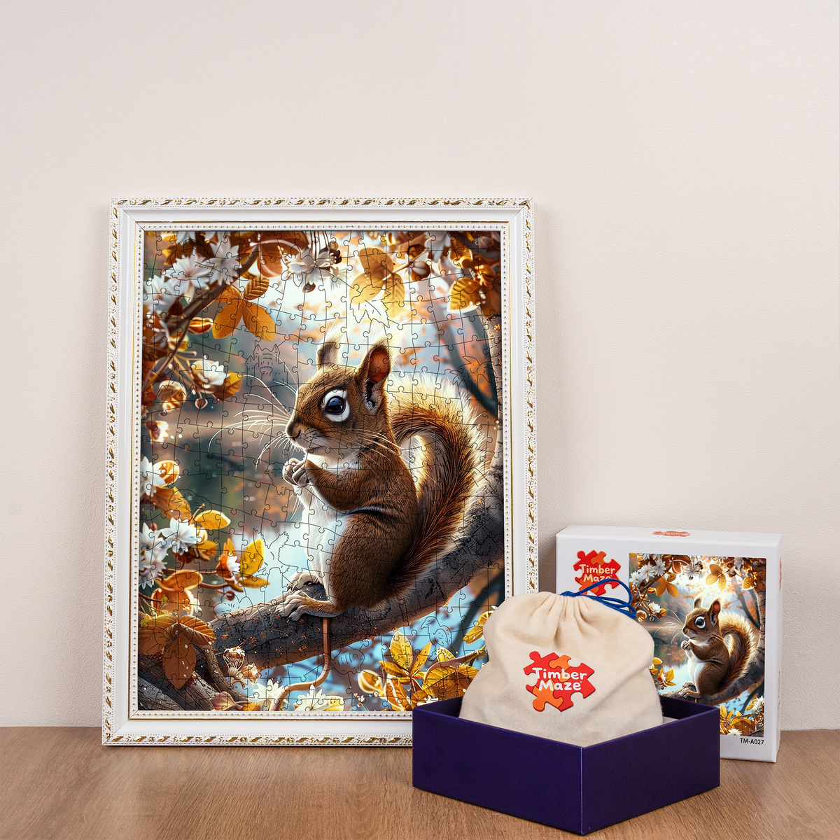 A Squirrel's Moment - Wooden Jigsaw Puzzle