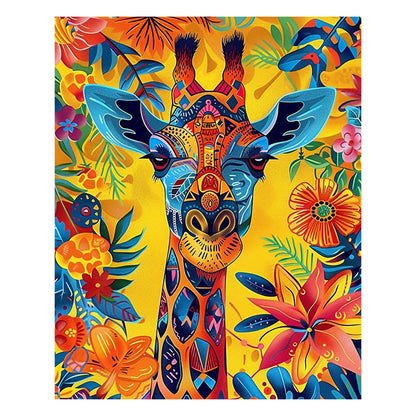 Giraffe Mosaic - Wooden Jigsaw Puzzle