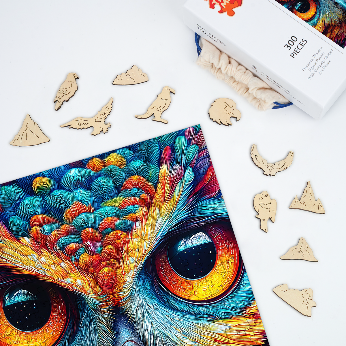 Cosmic Owl - Wooden Jigsaw Puzzle