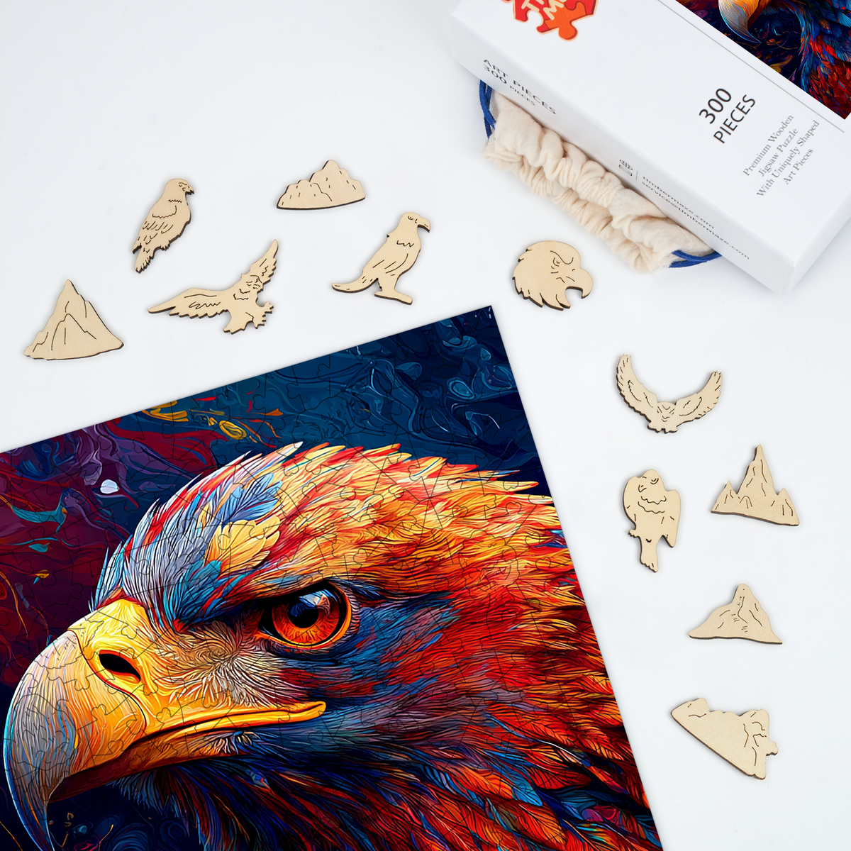 Majestic Eagle - Wooden Jigsaw Puzzle