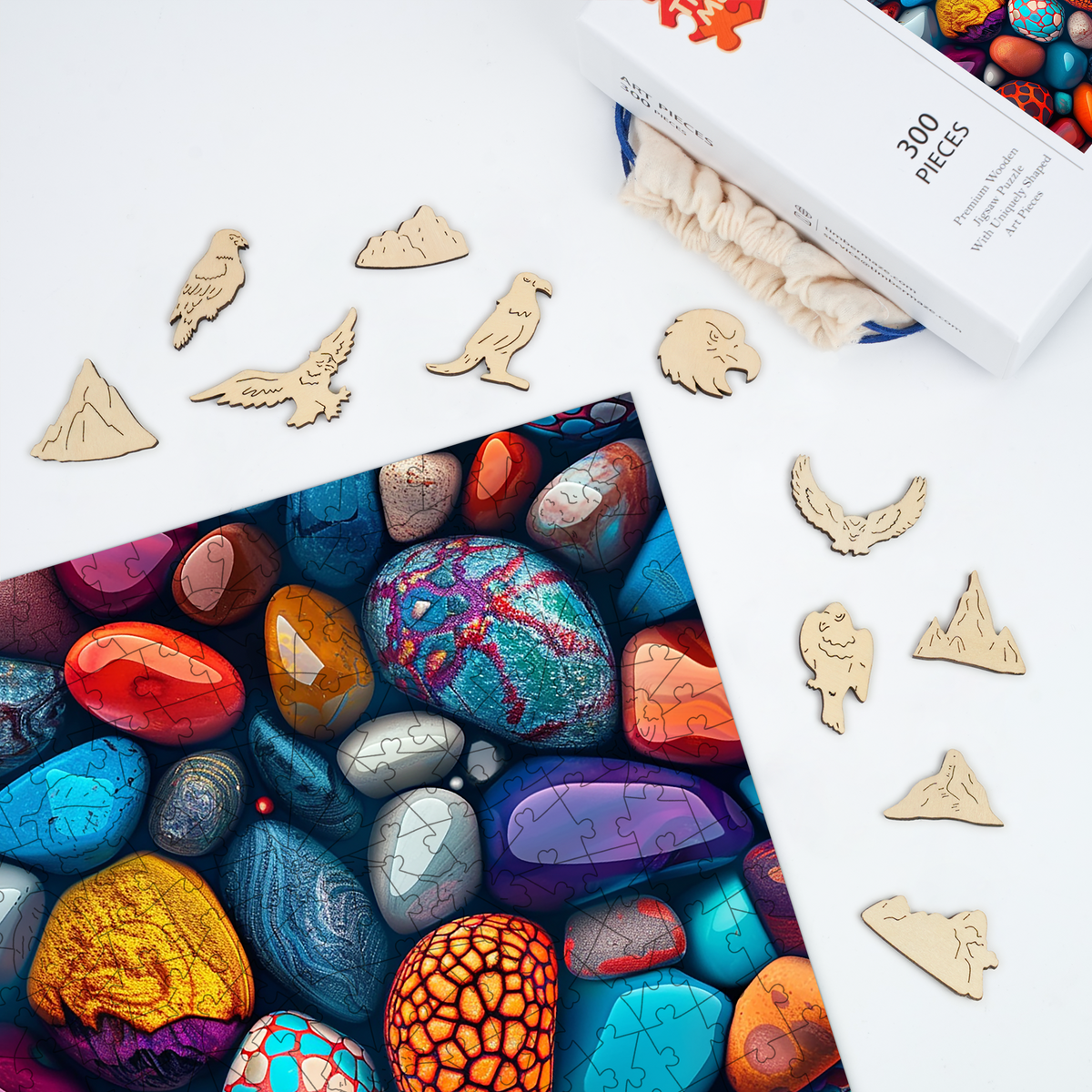Stone Art - Wooden Jigsaw Puzzle