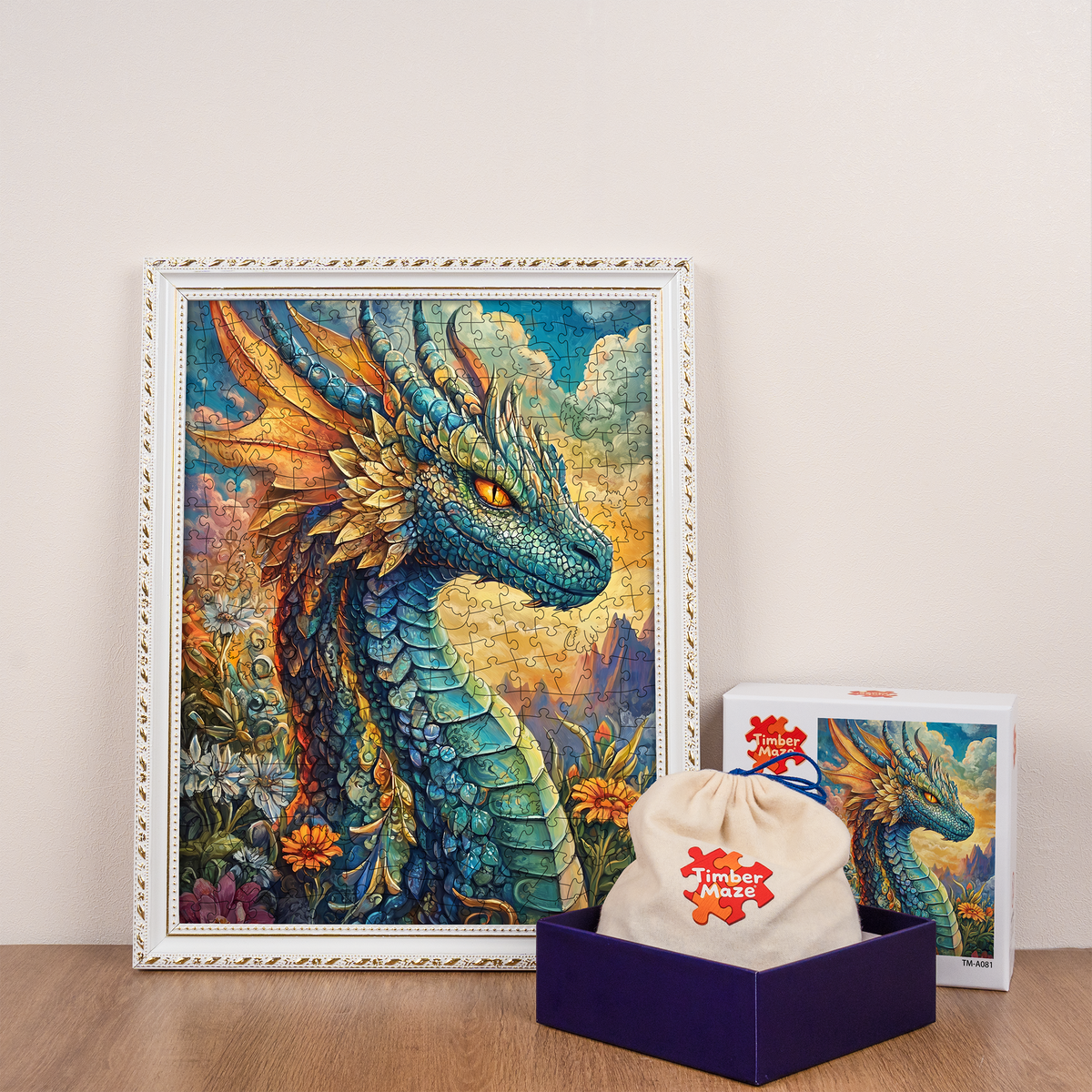 Dragon Fantasy - Wooden Jigsaw Puzzle