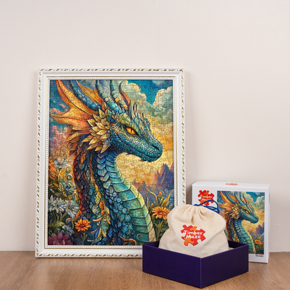 Dragon Fantasy - Wooden Jigsaw Puzzle