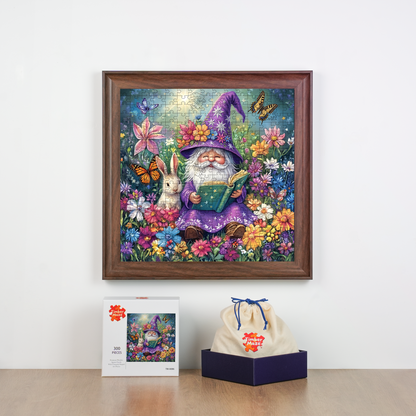 Gnome  Garden - Wooden Jigsaw Puzzle
