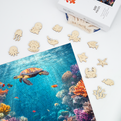 Sea Life - Wooden Jigsaw Puzzle